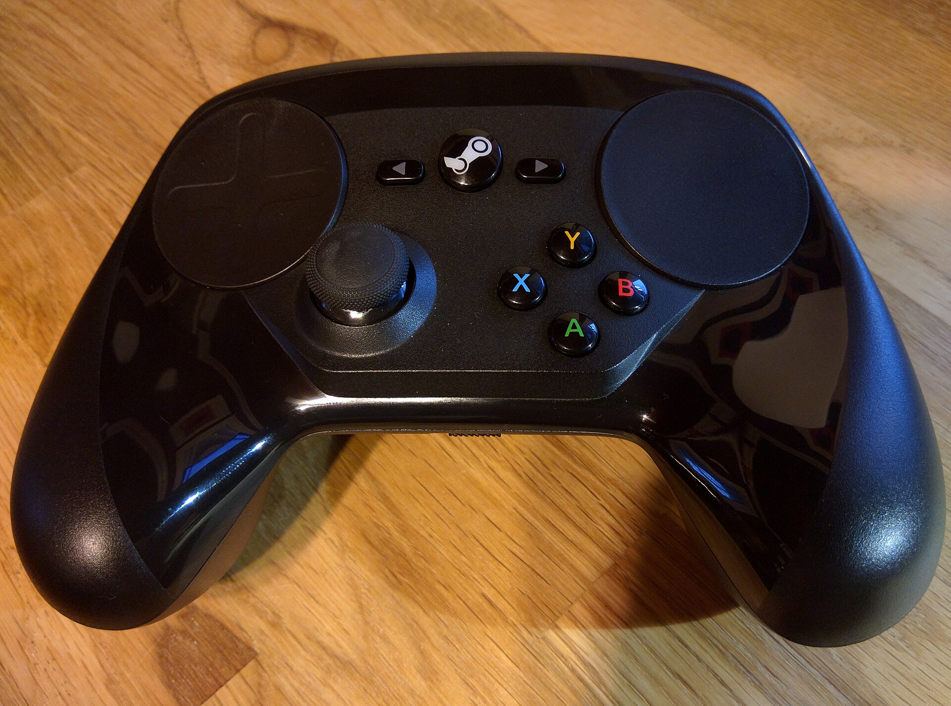 위에서 본 Valve Steam Controller