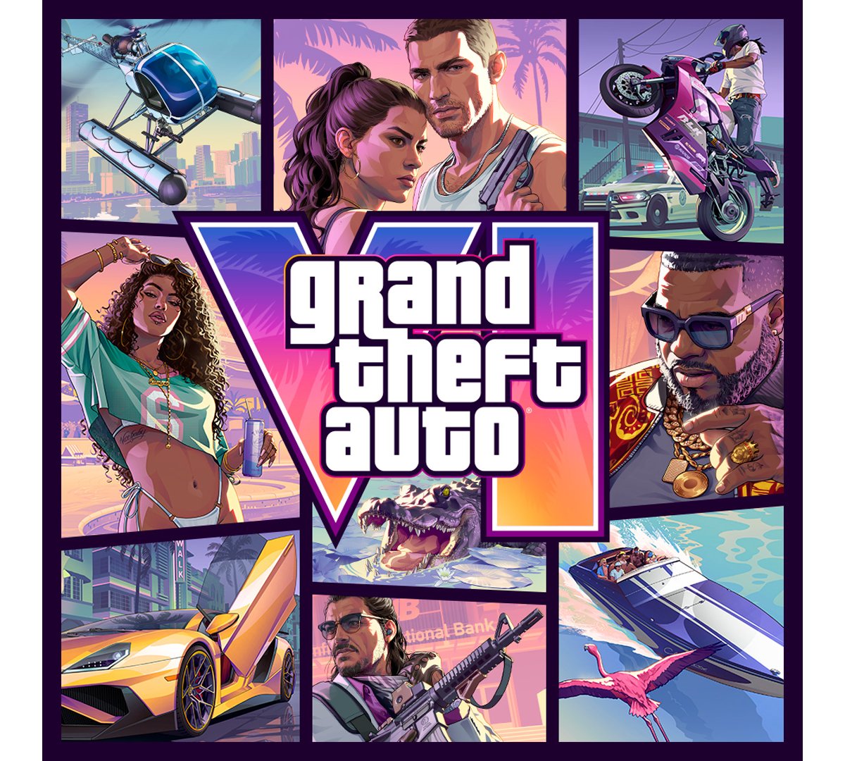 Grand Theft Auto VI 공식 Key Art