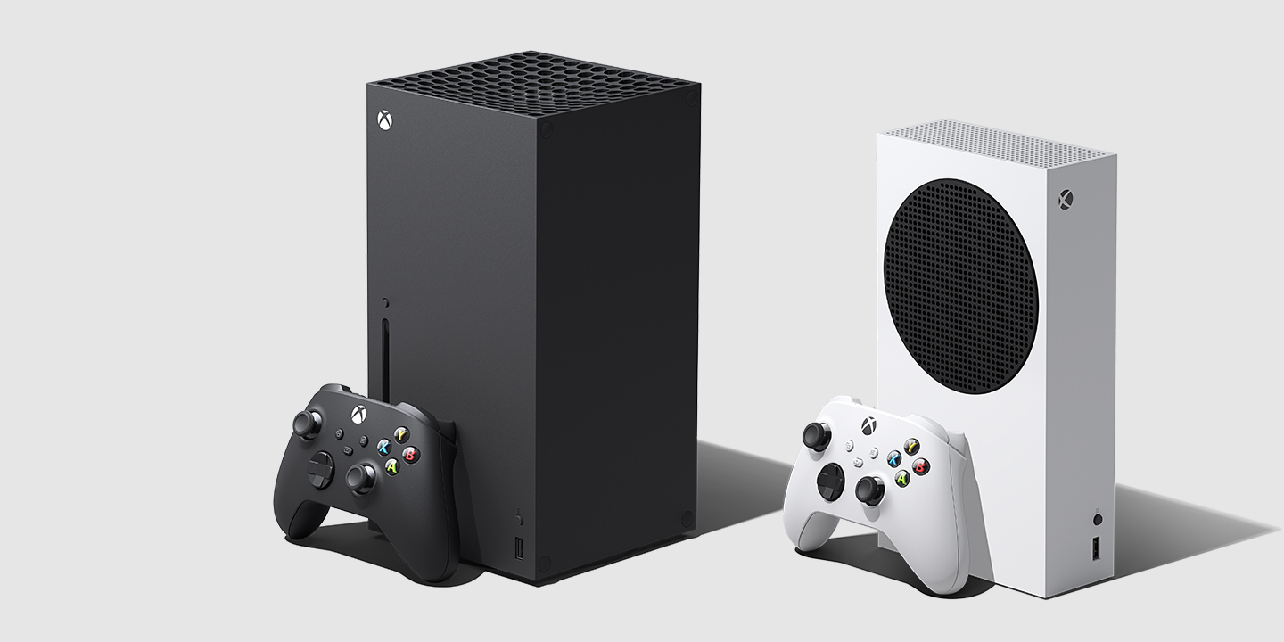 Xbox Series X와 Xbox Series S 본체 및 Controller 공식 이미지