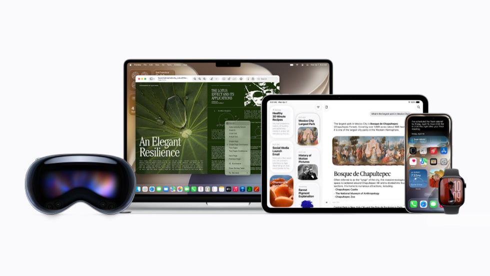 여러 Apple 기기에서 구동되는 Siri AI
