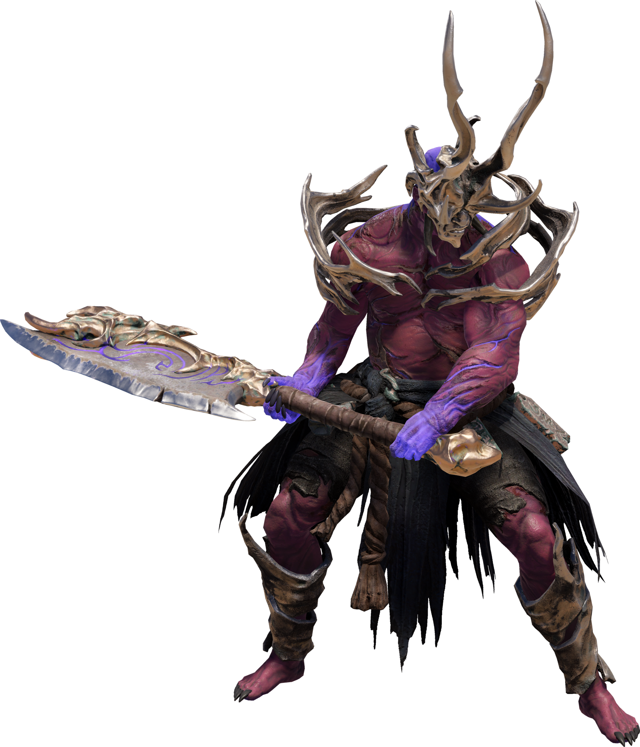 Rynshi Wrath Cleaver 장착 공식 포즈