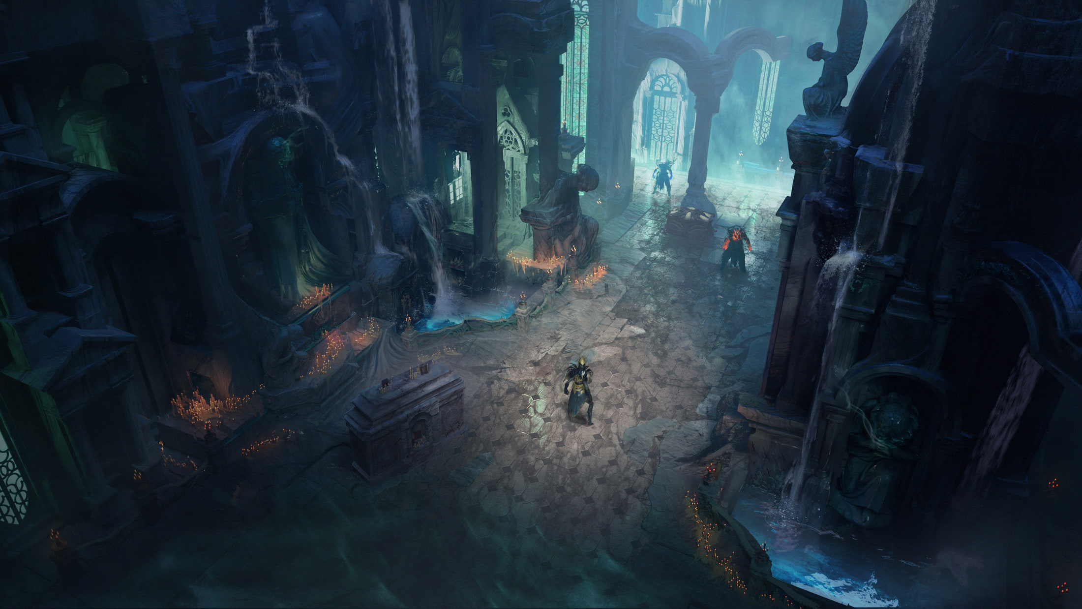 알케론의 Eternal과 Relic 세계관을 보여 주는 공식 Concept Art