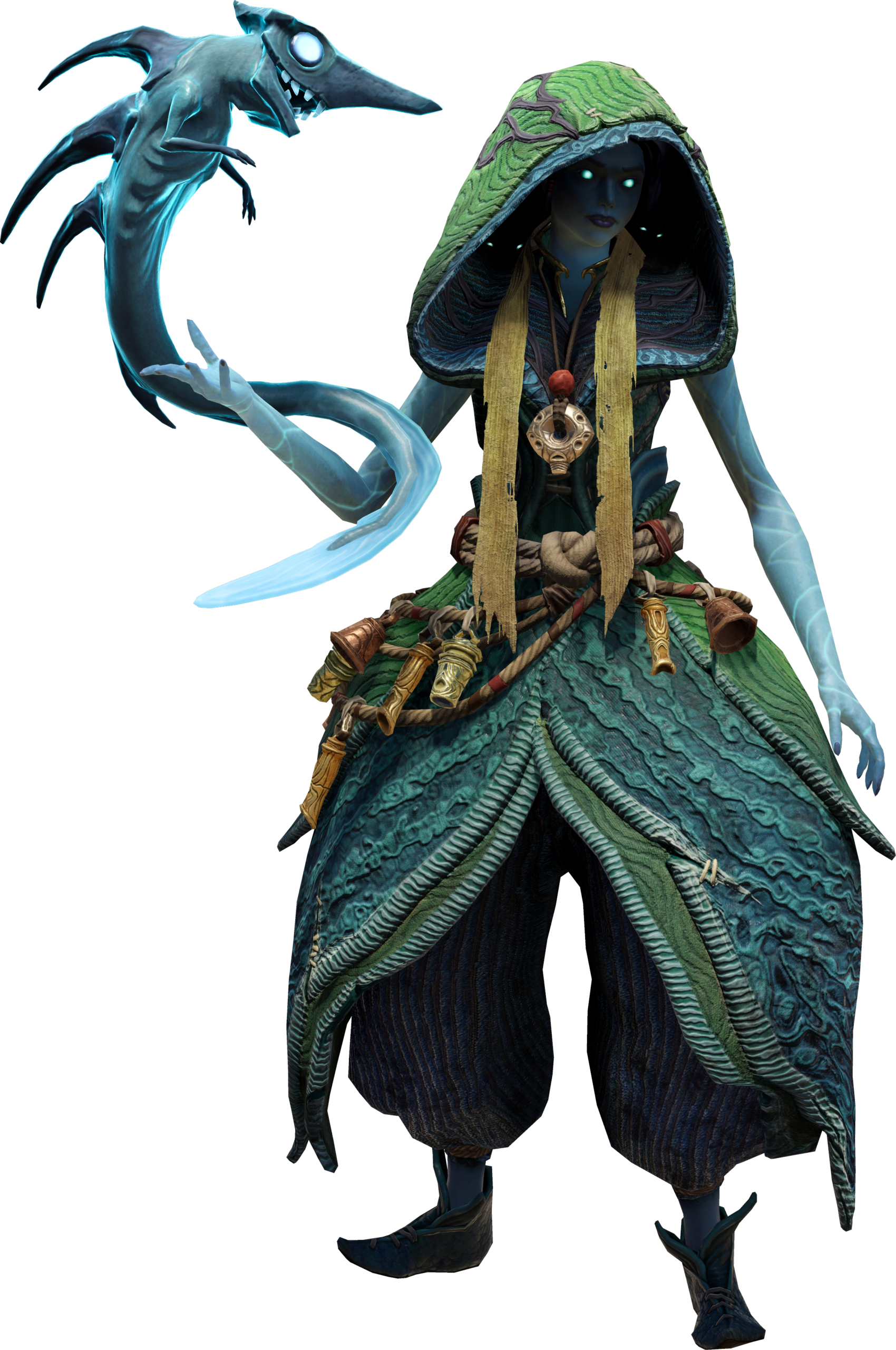 Sneklan을 든 할로우의 공식 Character Art