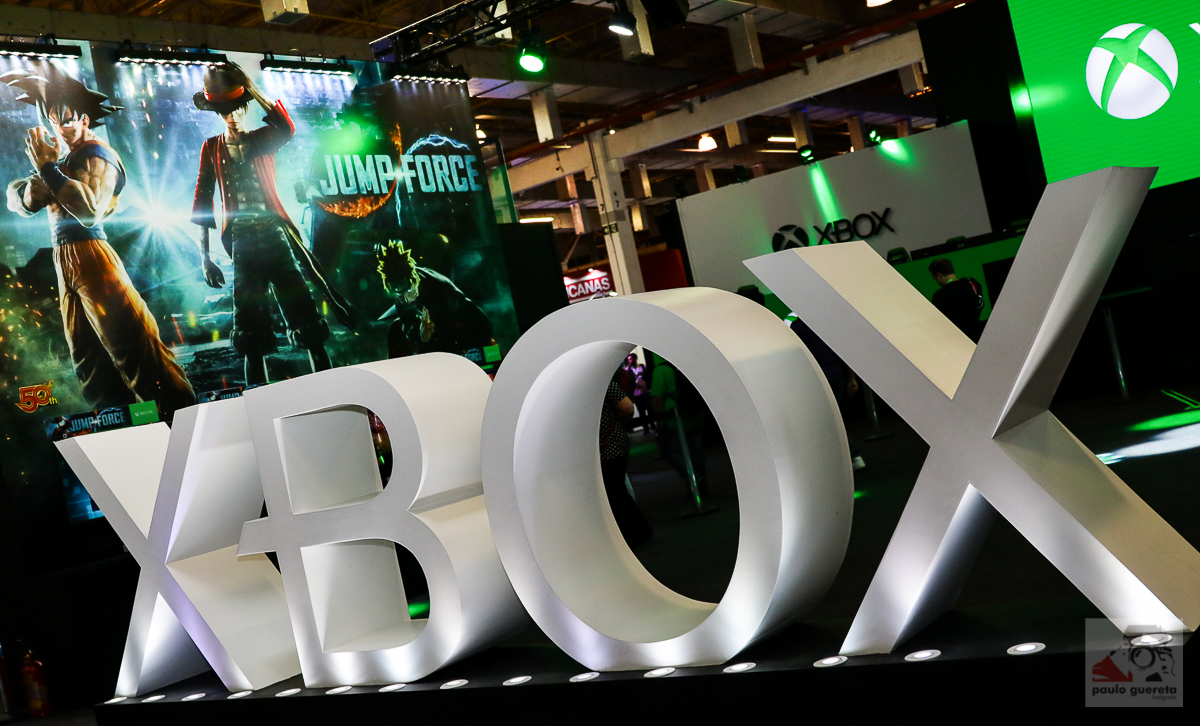Brasil Game Show 2018 Xbox 관련 전시 현장 — 2026 행사 사진 아님