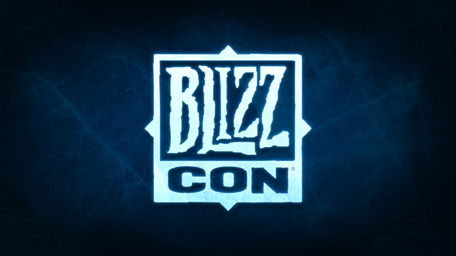 BlizzCon 2026 공식 로고와 행사 배경 이미지