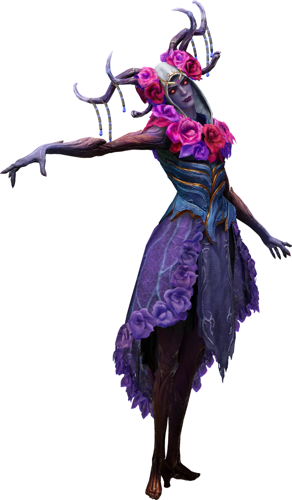 알케론 Eternal 달라가 공연 자세를 취한 공식 Character Art