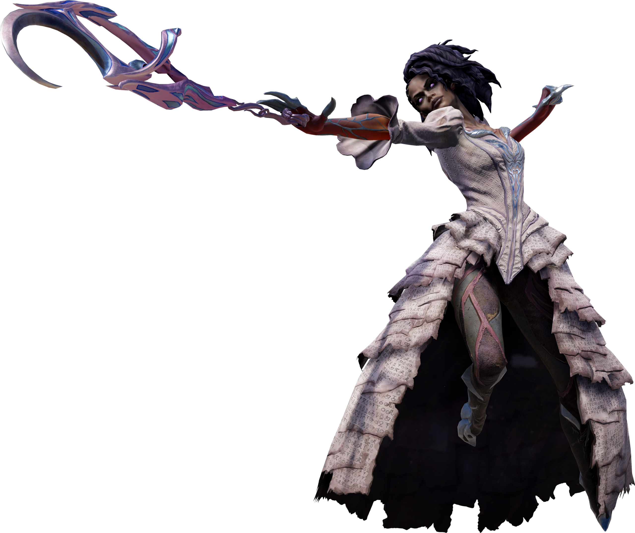 알케론 에다니가 Lunging Hook을 사용하는 공식 Character Art