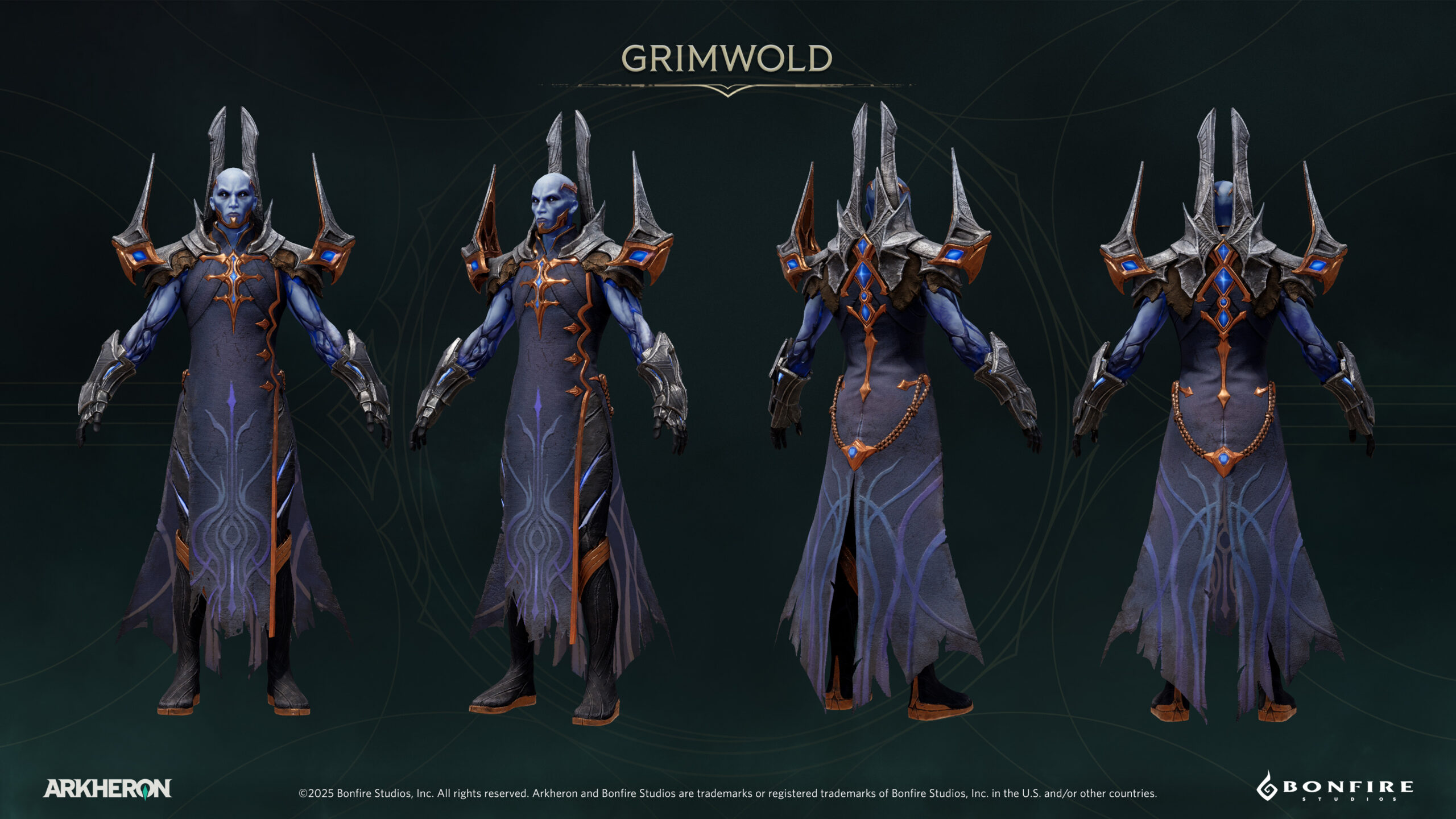 Arkheron 그림월드 공식 Character Turnaround