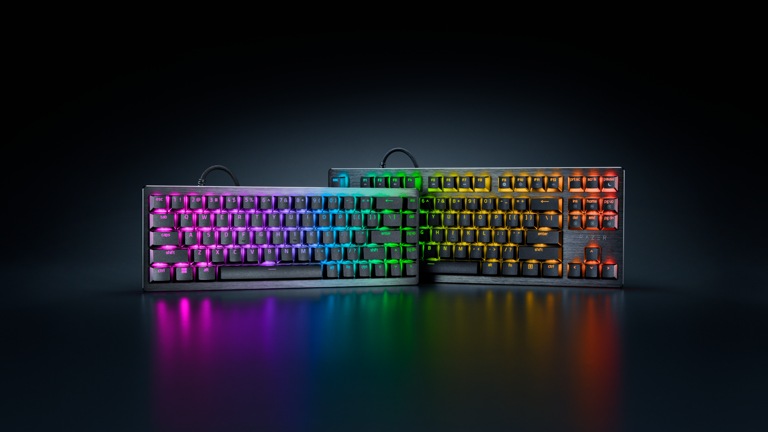 Razer Huntsman V3 HE Magnetic 8KHz 제품 라인의 공식 키 비주얼