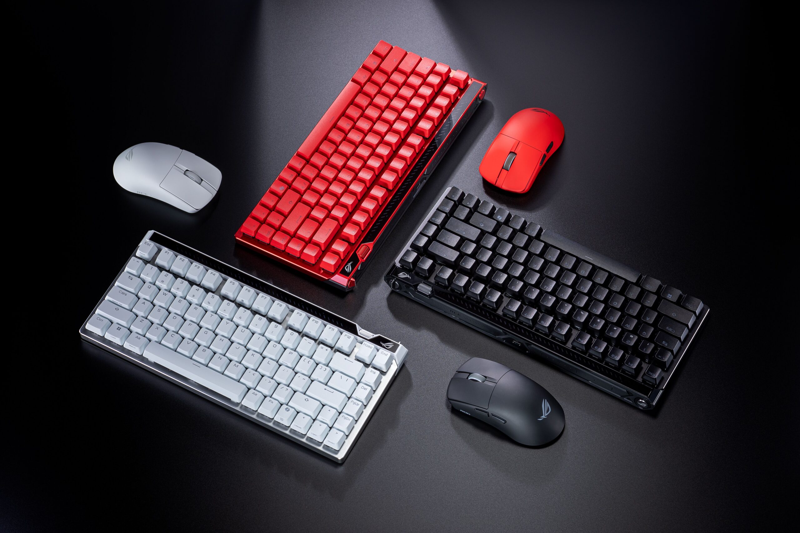 ROG Falchion Ace 75 HE Lava Red 사용 장면