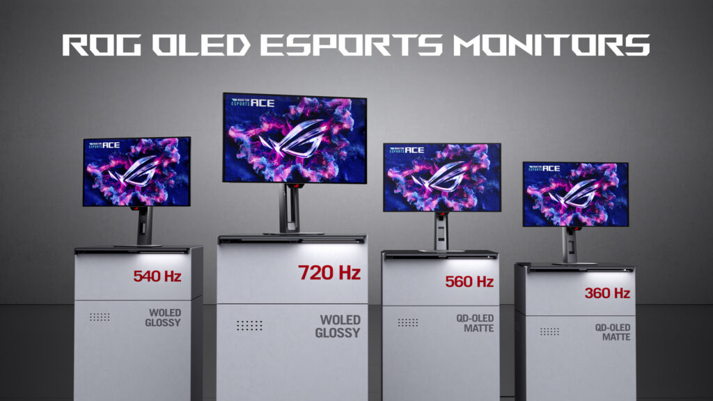ROG OLED e스포츠 모니터 24.5인치 라인업