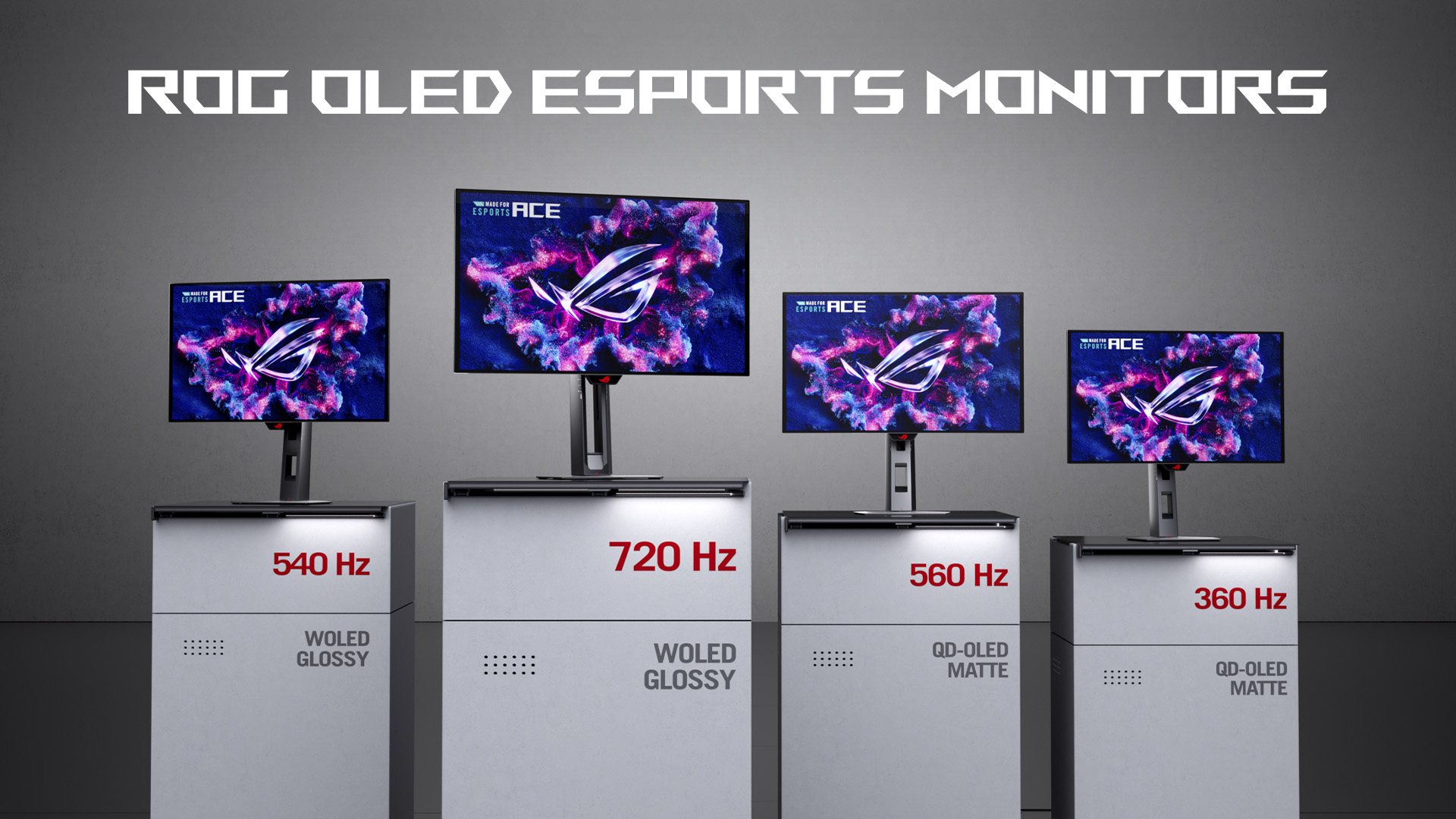 ROG OLED e스포츠 모니터 24.5인치 라인업