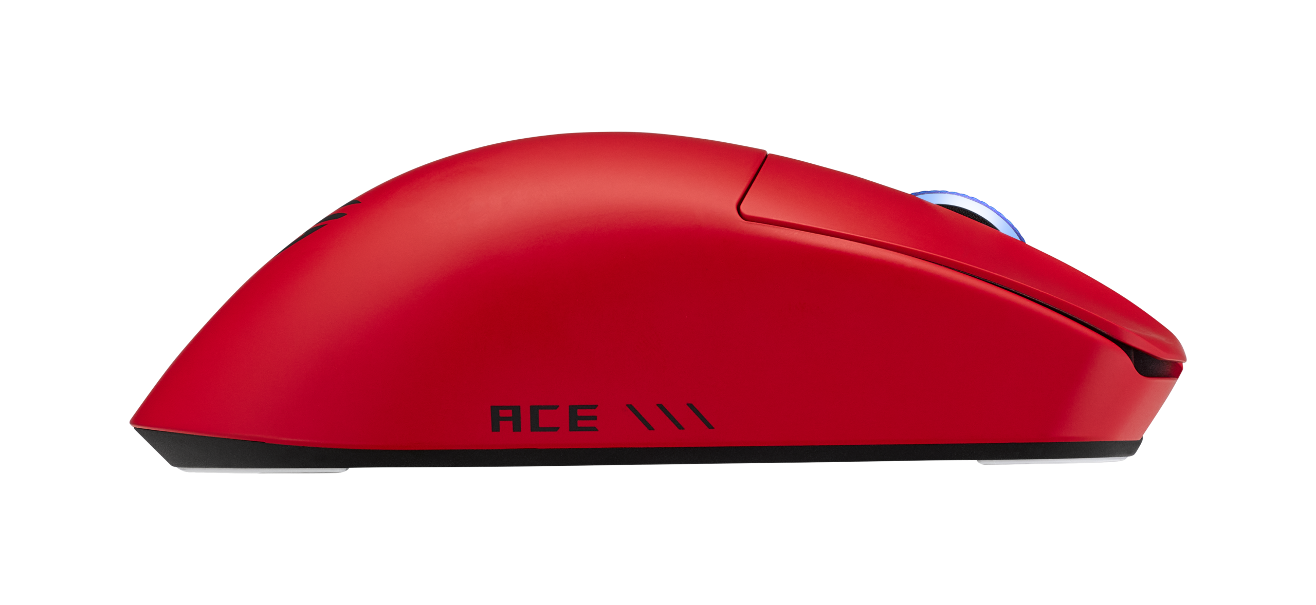 ROG Harpe II Ace Lava Red 오른쪽 측면과 빨간 외장