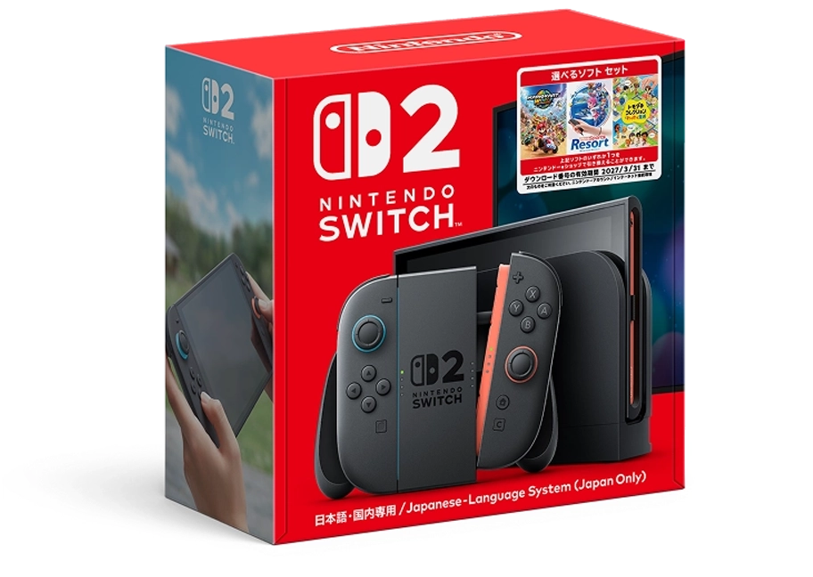 Nintendo Switch 2 일본어 국내 전용 선택 소프트 세트 패키지 상자