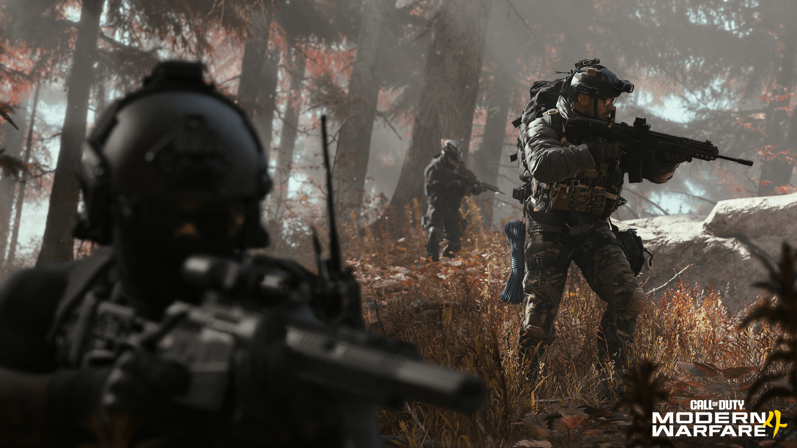 Call of Duty Modern Warfare 4 DMZ에서 작전을 수행하는 대원들