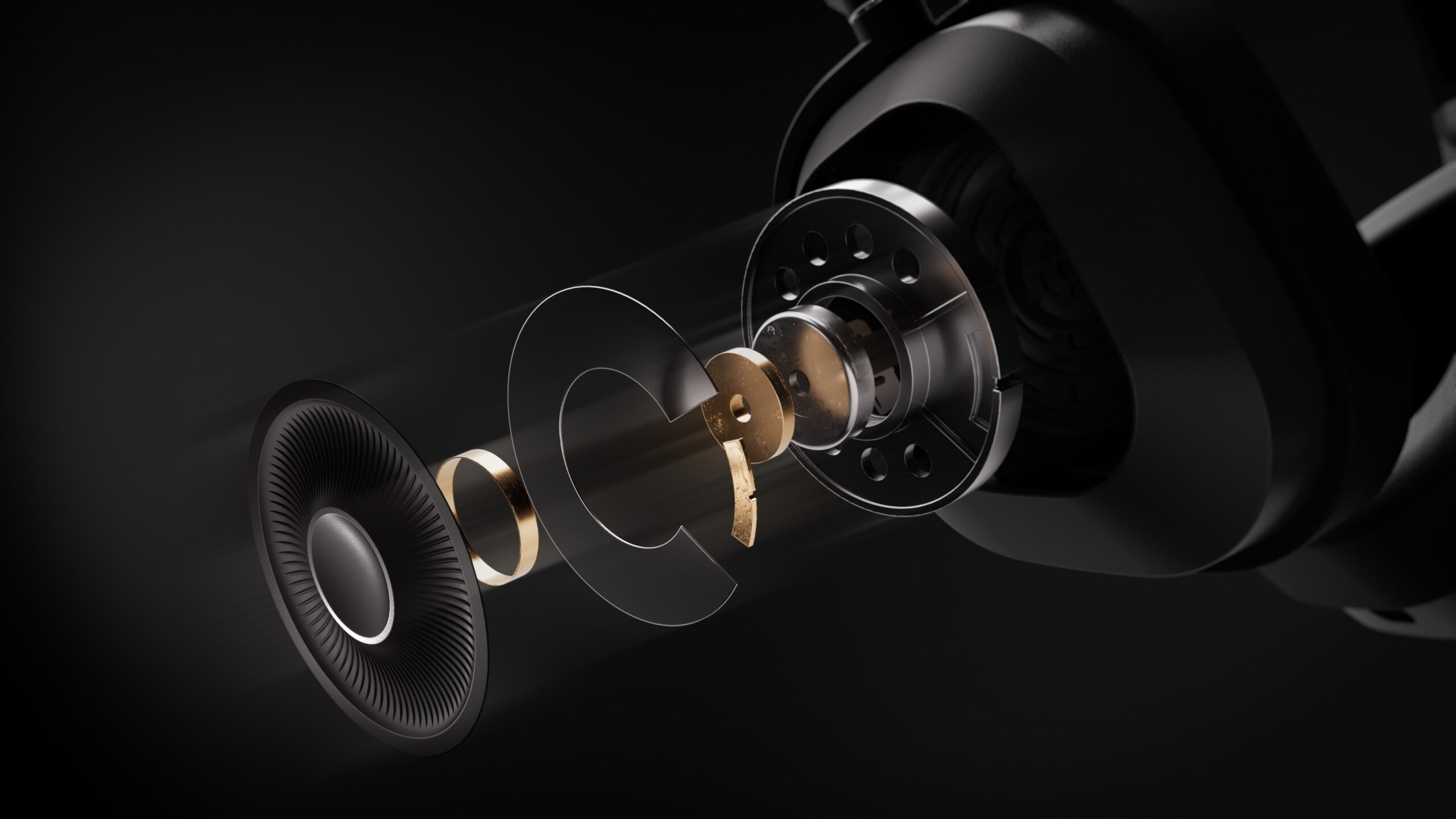 CORSAIR HS80 v2 MAX WIRELESS의 50mm 비뉴턴 라미네이트 드라이버 설명 이미지