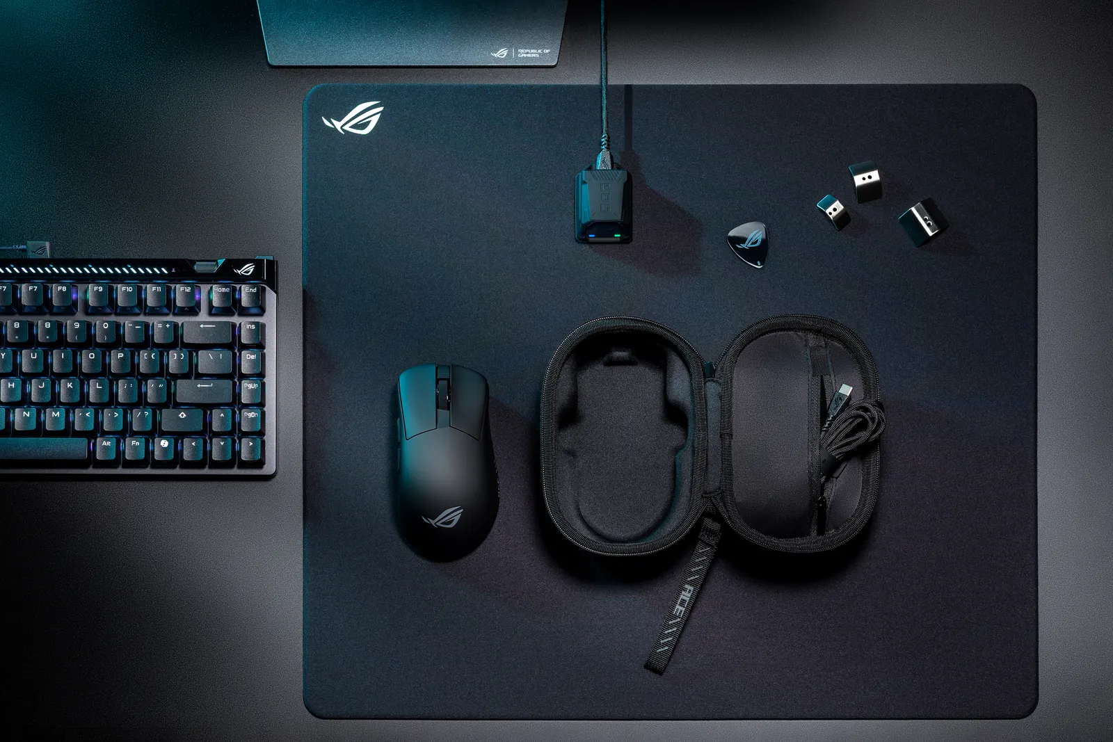 ROG Gladius IV Ace 게이밍 마우스와 케이스, 무게추 구성품