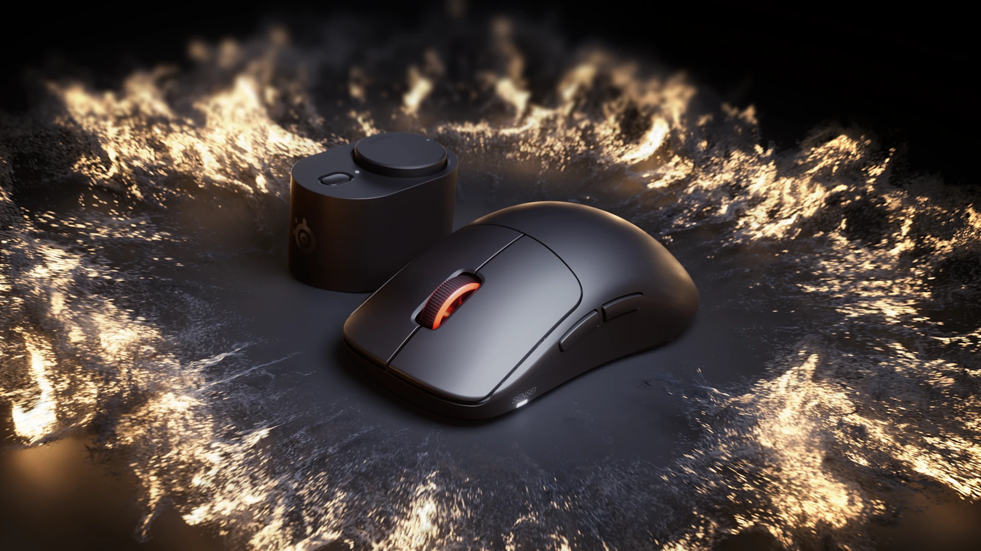SteelSeries Sensei Pro 검정색 게이밍 마우스